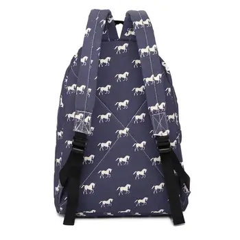 Мис Лулу дамска мода нов 2020 кон раница за момичета платно училищна чанта лесен Bookbag Daypack дамска чанта чанта