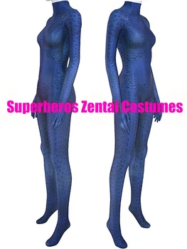 Мистика cosplay ликра костюм Хелоуин X-men мистика костюм 3D печат супергерой Zentai гащеризон за жени/Жена / дама / момиче