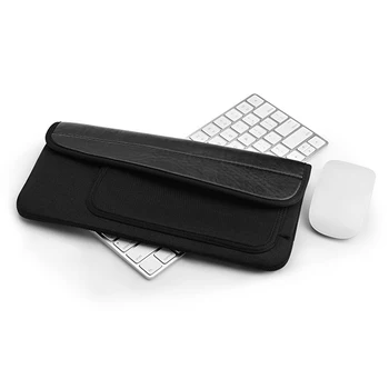 Мишка водоустойчива чанта за съхранение Чанта пълна защита носене изкуствена кожа за Apple клавиатура защитен калъф анти-надраскване преносим