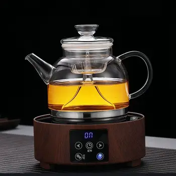 многофункционален стъклен чайник вари чай артикули стъкло от кана газова печка използва стъклена саксия