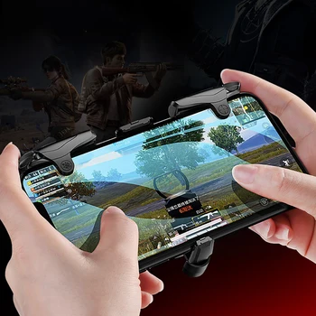 Мобилен телефон игра trigger L1r1 Shooter контролер за PUBG Gamepad играта бутони 16 изстрела в секунда