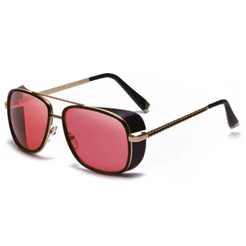 Мода steampunk слънчеви очила марка, за дизайн на Мъже, Жени мода метал слънчеви очила ретро нюанси очила Oculos Masculino Gafas de