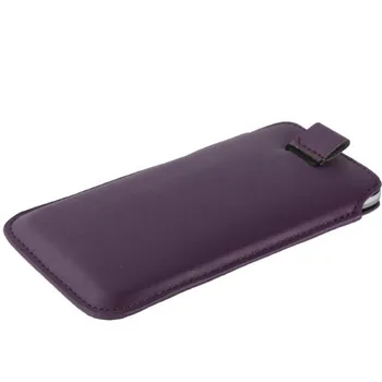 Мода изкуствена кожа дръпна Tab ръкав калъф Huawei P7 / Honor 6 / Honor 3C калъфи за мобилни телефони чанта универсален пълен защитен калъф