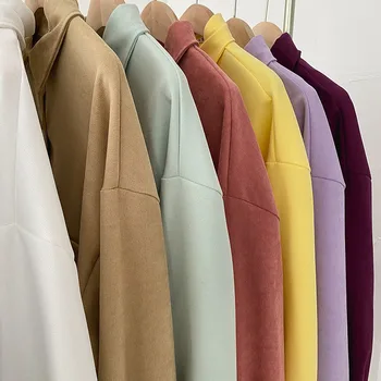 Мода отличителни риза блуза дамски Пролет 2020 нов дамски корейски случайни свободни harajuku нередовна с дълги ръкави топ жените блузи