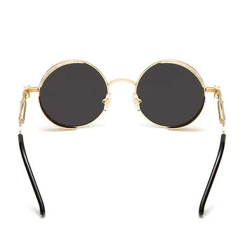Мода през цялата steampunk слънчеви очила марка, за дизайн на жените и мъжете реколта парна пънк слънчеви очила с UV400 нюанси Oculos de sol