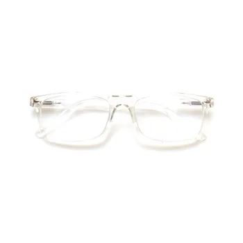 Мода прозрачна рамка за очи против умора очила за четене пластмасова кръгла четец на карти Материал на рамката обектив оптичен атрибут