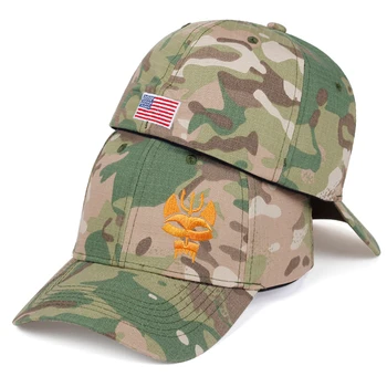 Мода, хип-хоп бейзболна шапка на мъжете и жените със същото наказание военни фенове на тактически шапки открит слънце, шапка, възстановяване на предишното положение шапки