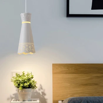 Модерен led окачен лампа E14 Horn shape Three heads Macaron креативен дизайн стил, Спалня, Кабинет, коридор, ресторант декоративен