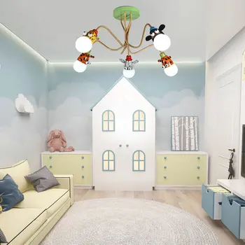 Модерен дизайн детска блясък таванна полилей за спални хол детска стая детски дом Led Creative Decoration Light