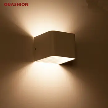 Модерен прост led монтиран на стената лампа AC85-265V високо качество тоалетна, спалня четене, с монтиран на стената лампа, за украса на светлина