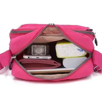 Модерна дамска чанта за през рамото на нова водоустойчив найлон малка bolsa feminina дамски ежедневни чанти Crossbody чанта за жени 2019
