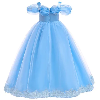 Момиче облекло лято 2020 момиче рокли Коледа елегантни рокли принцеса рокля на цветя, торта пакетче деца момиче 9 10 12 години