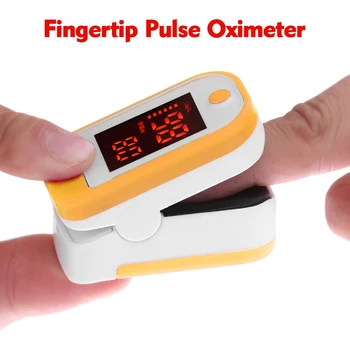 Монитор на кислород в кръвта пальчиковый оксиметър монитор насищане на кислород, бърза доставка в рамките на 24 часа (без батерия)