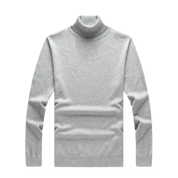 Мъжете поло пуловери, марка дрехи 2020 Есен Зима тънки плетива, пуловери с дълъг ръкав плътен пуловер chaqueta hombre