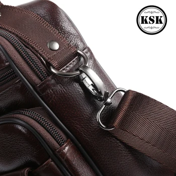 Мъжка чанта от естествена кожа чанта през рамо куриерска чанта за мъже чанта през рамо 2019 мода клапа мъжки луксозни чанти през рамо KSK