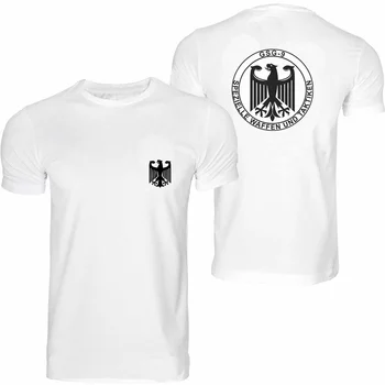 Мъжки t-shirt GSG 9 на полицията немски контртеррористическая група за специални операции тениска с къс ръкав тежка фланелка на тениски, блузи 5XL