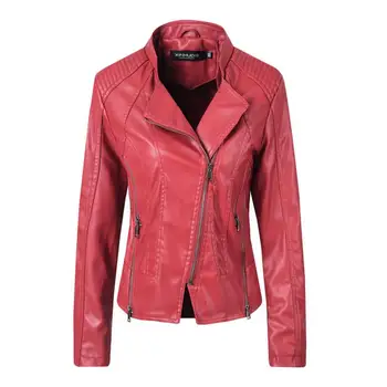Мъжки и дамски кожени якета Slim Fit палто от изкуствена кожа с добро качество Man Moto Biker Style ПУ кожени якета и палта