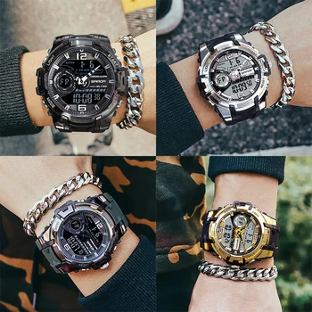 Най-добрите цифрови часовници Мъжки спортни часовници, електронни led мъжки ръчни часовници за мъже часовници открит водоустойчив часовник на BIANA Brand Hour