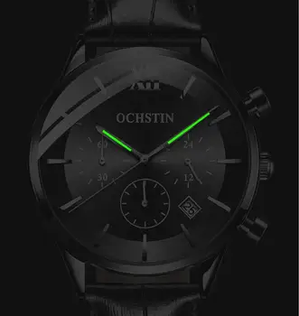 Най-продаваните часовници мъжки OCHSTIN мода розово злато военна дата Спорт кварцов аналогов часовник relogio masculino erkek кол saati