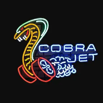Направени По Поръчка Cobra Jet Glass Неонова Светлинна Табела Бирария