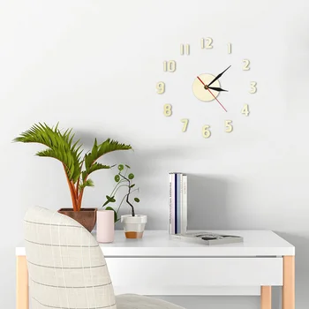 Направи си САМ дървени стенни часовници безшумни не тикающие висящите и стенни часовници дизайнер домашно изкуство модерен стил направи си САМ дървени цифри декоративни часовници