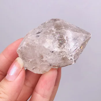 Натурален Лемурийский seed кварц крепост натурален точков Crystal грубо изцеление