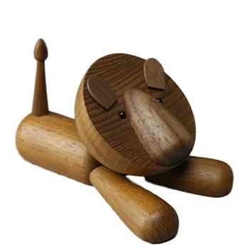 Начало декор малко мебели, дървени орнаменти в скандинавските lions занаяти голяма опашка дървени малки беличьи занаяти, изработени подаръци дървени подаръци