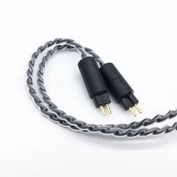 Нов 0.78 2 Pin 4 мобилен медно жило ъпгрейд кабел-слушалки с микрофон за Weston 1964 JH U16 UE18 QDC W4R UM3X ES3 ES5 TFZ слушалки