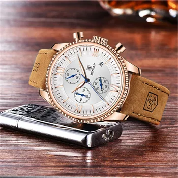 Нов BENYAR Watch Men Top Brand Luxury Men Watch Business кварцови часовници, Водоустойчиви часовници Relogio Masculino relojes ал hombre
