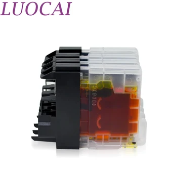 нов LuoCai LC38 LC11 LC61 LC63 LC65 LC990 LC985 LC39 съвместими касети с мастило на brother DCP - J140W 145C 165C 185C 195C принтери