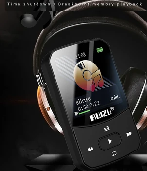 Нов MP3-плейър RUIZU X52 Sport Bluetooth4.2 Clip Mini Support FM,
