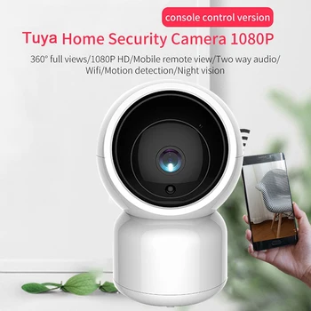 Нов Sasha 1080P IP Камера Wireless WiFi Camera Security Camera Outdoor Surveillance Camera Work for Алекса Google Home-Plug EU