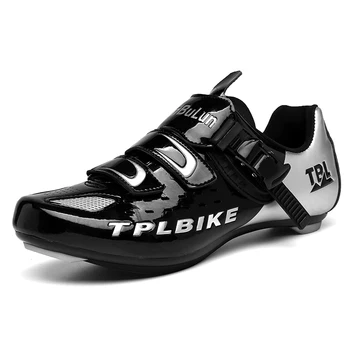 Нов ultralight самостоятелно блокиране Pro мъжка велосипедна обувки състезателни пътен под наем Триатлон обувки велосипеден заключване маратонки Zapatillas Ciclismo