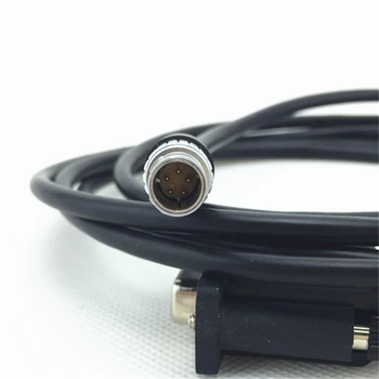 Нов зареждащ кабел RS-232 кабел за предаване на данни за Leica TPS800 TPS400 TPS300 total Station 5pin GEV102 КАБЕЛ