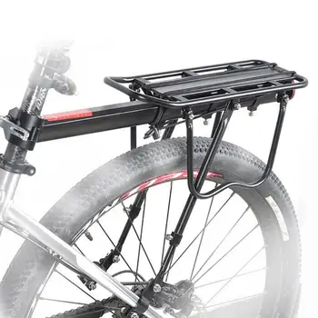 Нов МТВ велосипед задната част на рафт под наем на задната седалка и багажник Колоездене обратно багажник алуминиева сплав аксесоари за велосипеди