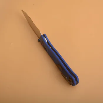 Нов половината зъб 535 Марк S30V нож сгъваем къмпинг назъбен нож найлонови влакна джоб за оцеляване на лов полезност открит EDC инструмент