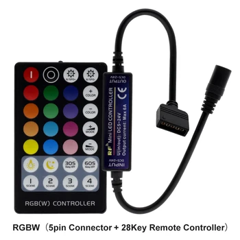 Нов прием на LED Strip RF Remote Controller for Single Color / Double White / RGB / RGBW / RGB+CCT LED Strip Control.