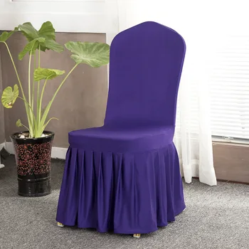 Нов Прием На Седалките Са Удобни И Устойчиви Към Бръчки Ликра Качулка Стола Подвижни Участък Седалките За Масата За Хранене Столове, Банкетни