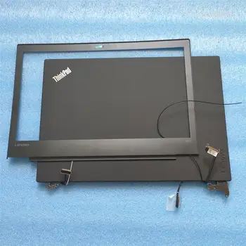 Нов само за Lenovo ThinkPad T470 делото делото LCD панел поставка за дланите FPR долен корпус LCD IR камера cable панти комплект ос