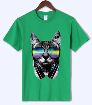 Нова гореща тениска за мъже 2021 лятото с къс ръкав памук високо качество на мъжки тениски Марка CRAZY DOG и DJ rock top мъжки тениски