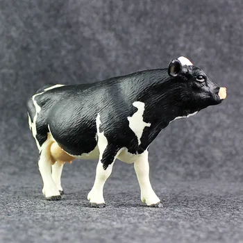 Нова имитация на твърда модел крави детски играчки ранното образование динозавър интелект теле стар говеда ръчно модел детска играчка подарък