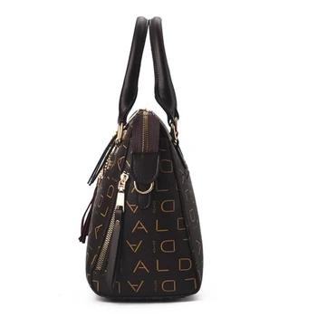 Нова мода дамска чанта ежедневни едно рамо чанта с голям капацитет изкуствена кожа cross-bag Top-handle чанти