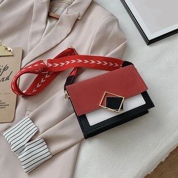 Нови дамски Модни чанти пратеник един малък кроссбоди квадратна чанта за жени Дами пътуване чанта с високо качество