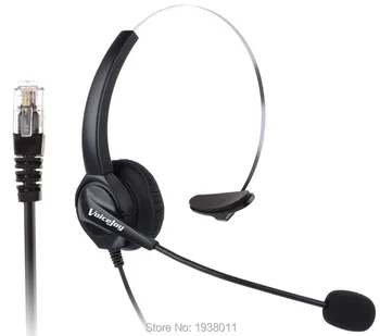 Нови допълнителни 1 бр EAR PAD + RJ9 plug слушалки за Call center, офис слушалка само за CISCO телефон 6921 7960 7960 8941 8945 и т.н