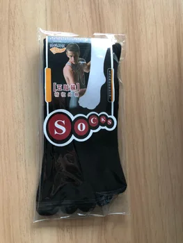 Нови мъжки и женски черно памук пет пръста чорапи средната тръба дезодорант, чорапи, подходящи за дължина на стъпалото 24~28см
