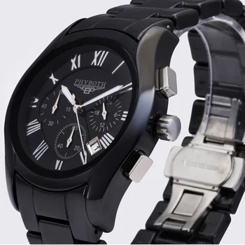 Нови мъжки спортни часовници phyboth PB1400/1401 керамични ръчен часовник японски кварцов механизъм часовници безплатна доставка