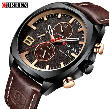Нови мъжки часовник CURREN топ марка на луксозни Мъжки кварцов часовник мъжки хронограф военно-спортен дата часовници Relogio Masculino