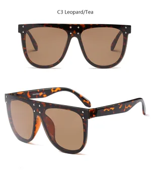 Нови плоски слънчеви очила са за очила за мъже квадратни слънчеви очила дамски модни известна марка нитове черни очила Gafas de sol