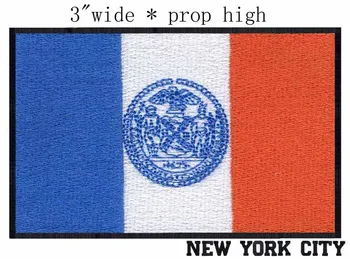 Ню Йорк, Ню Йорк, САЩ флаг кръпка 3 