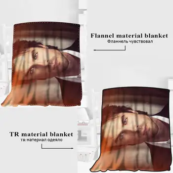 Обичай Иън Сомерхолдер одеяло TR/ фланела руното тъканта на одеало коледна украса удобна топло супер мека спалня